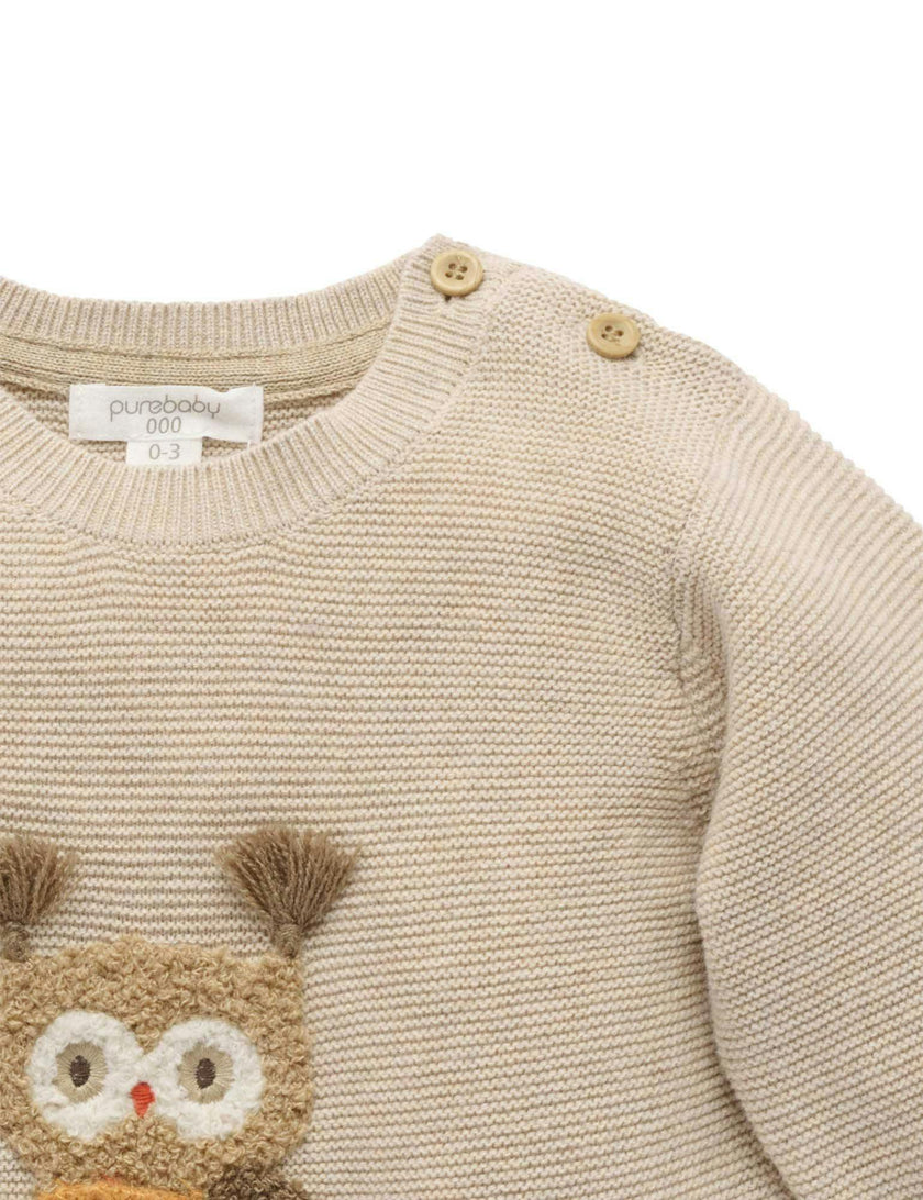Magical Forest Jumper Oatmeal Melange