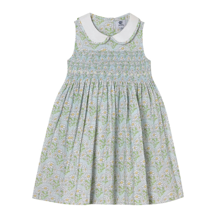 Hand-Smocked Girls Dress - Catalina