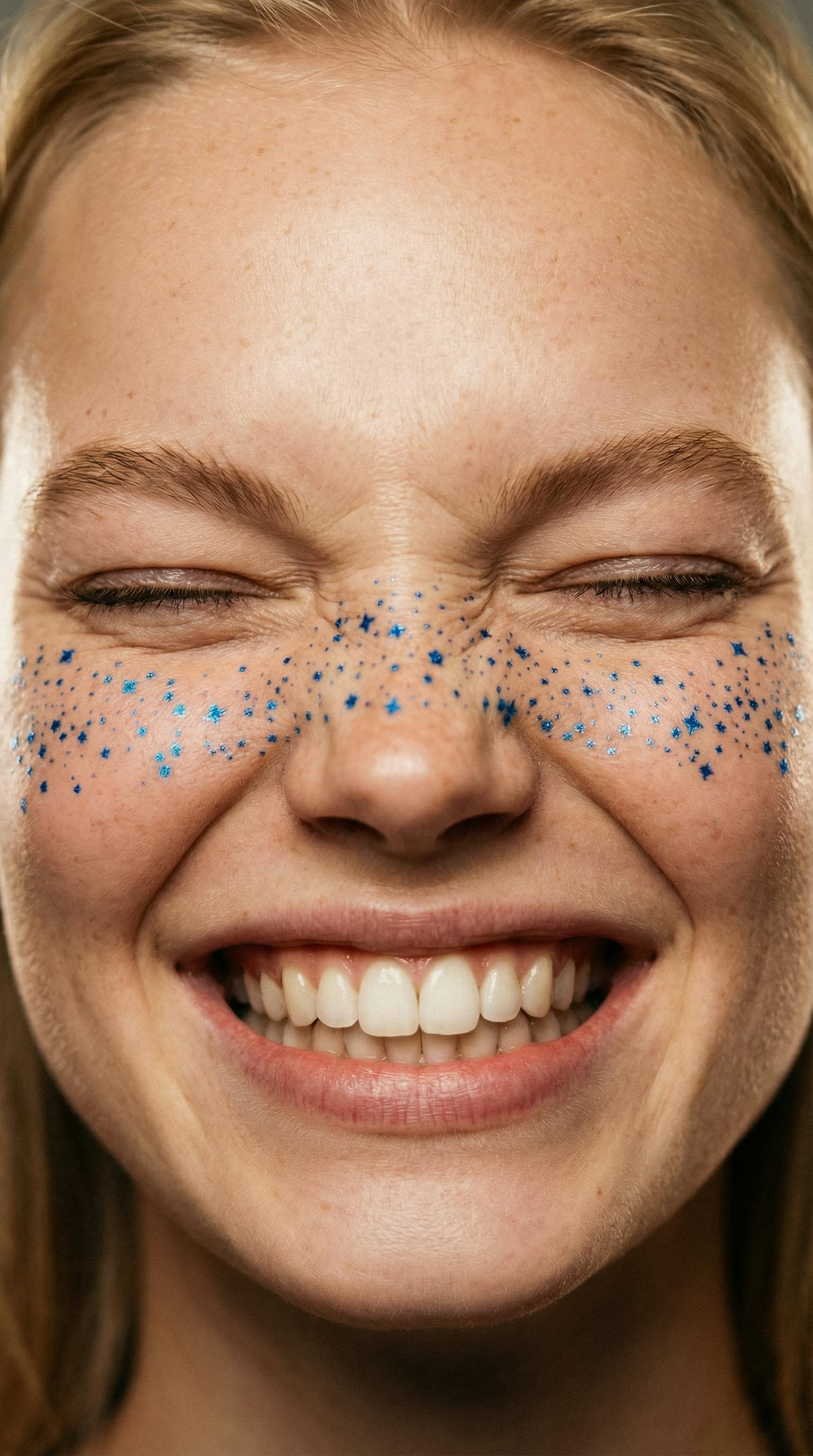 Blue Spirit Speckles Makeup Patches - Team Spirit Collection