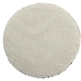 All Around Alphabet Round Wide Pouffe