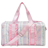 Floral Stripes Duffel Bag