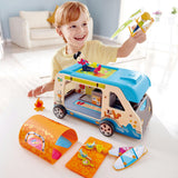 Adventure Camper Van Playset W/ Action Figures & Accessories