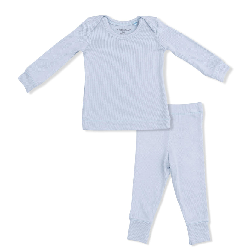 Solid Niagara Mist Rib - Loungewear Set