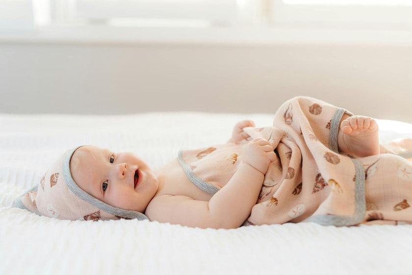 Organic Hooded Swaddle Blanket
