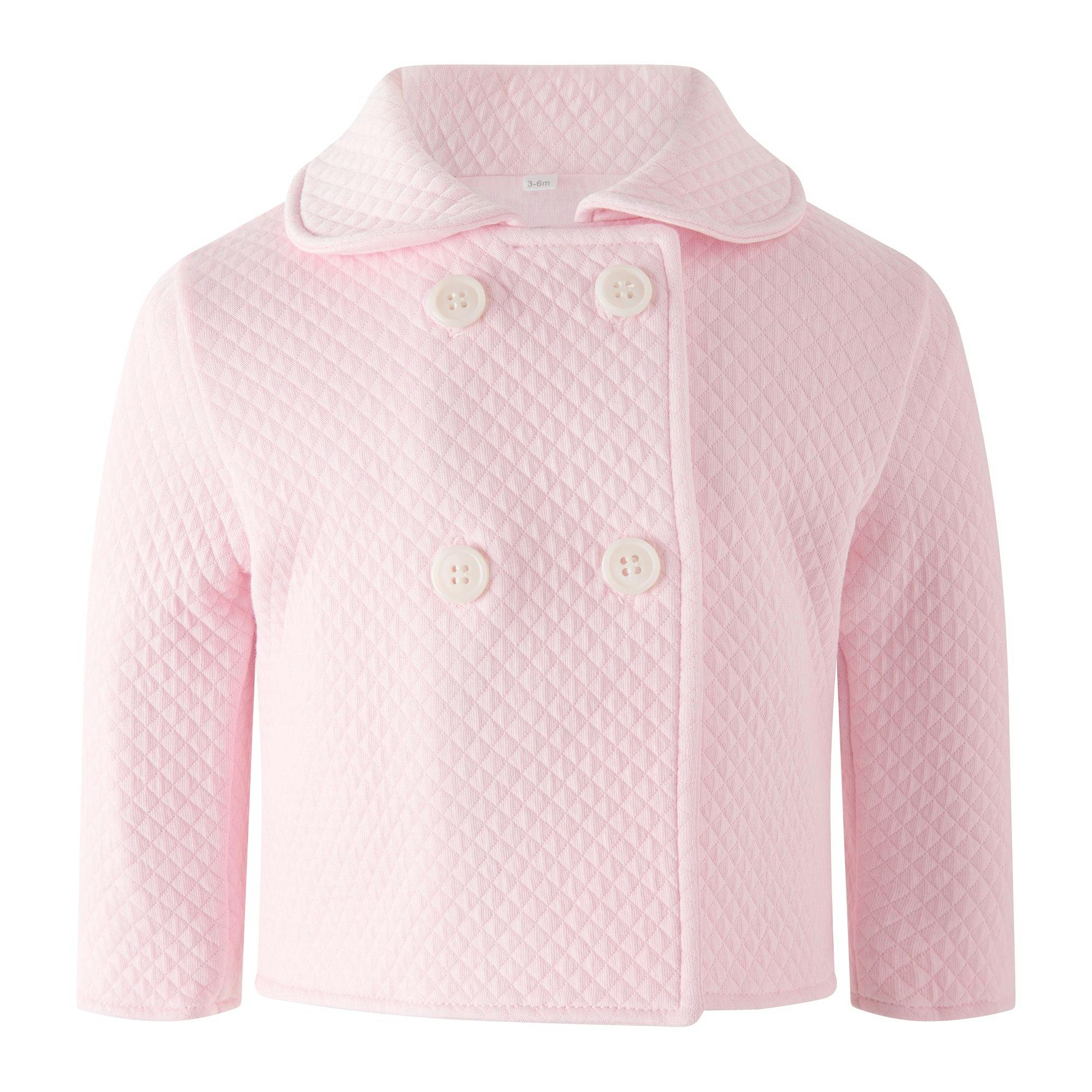 Pink Pima Quilted Jacket