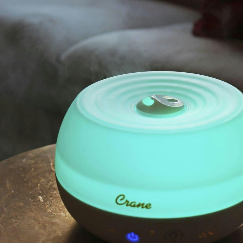 0.2 Gal. 2-in-1 Ultrasonic Cool Mist Humidifier & Aroma Diffuser for Small Rooms