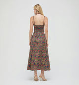 The Maisie Dress -  Stowell Medallion Stripe