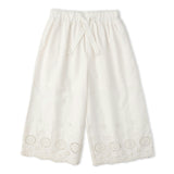Organic Eyelet Top And Pant Set - Ivory Eyelet