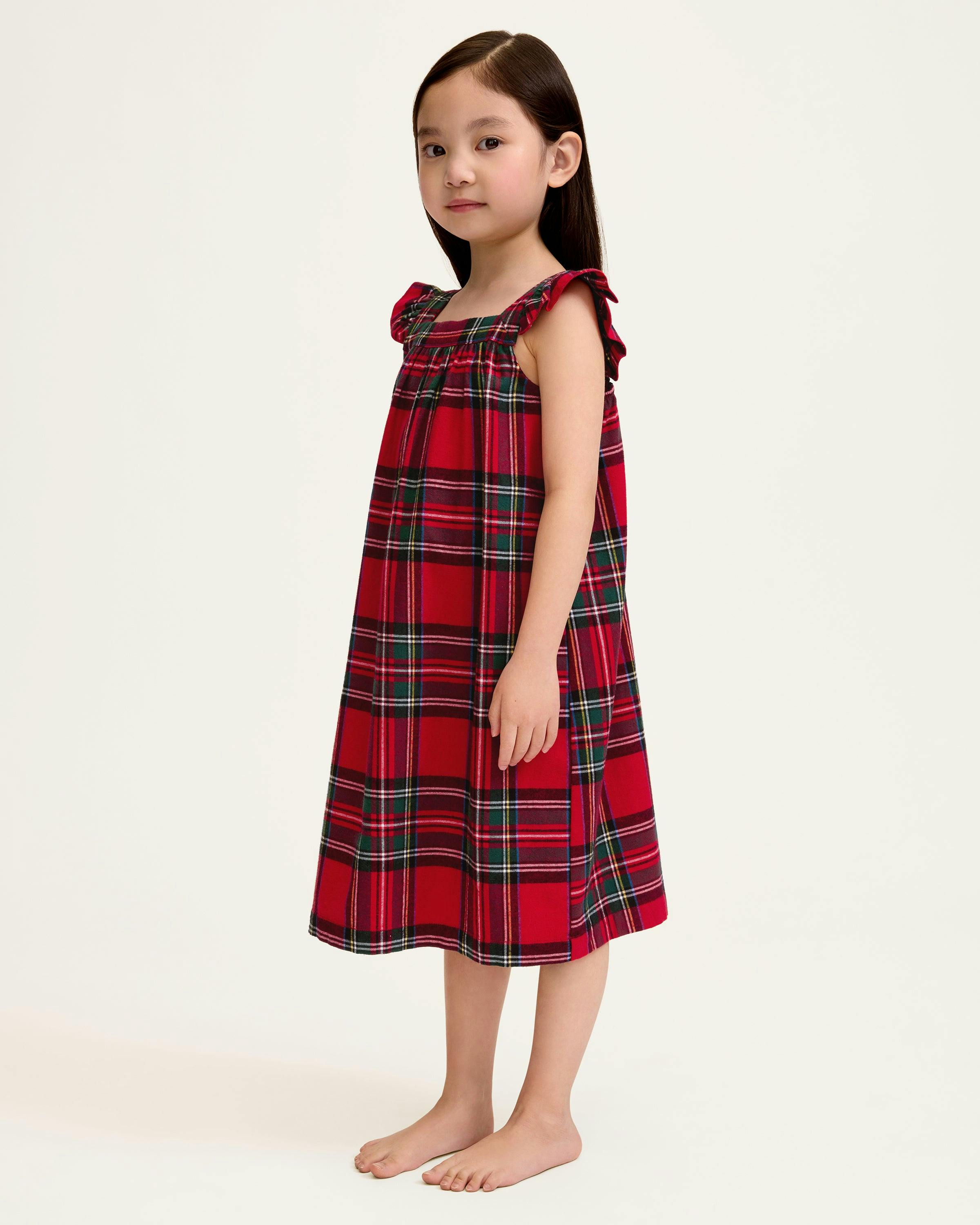 Girl's Brushed Twill Clara Nightgown in Imperial Tartan