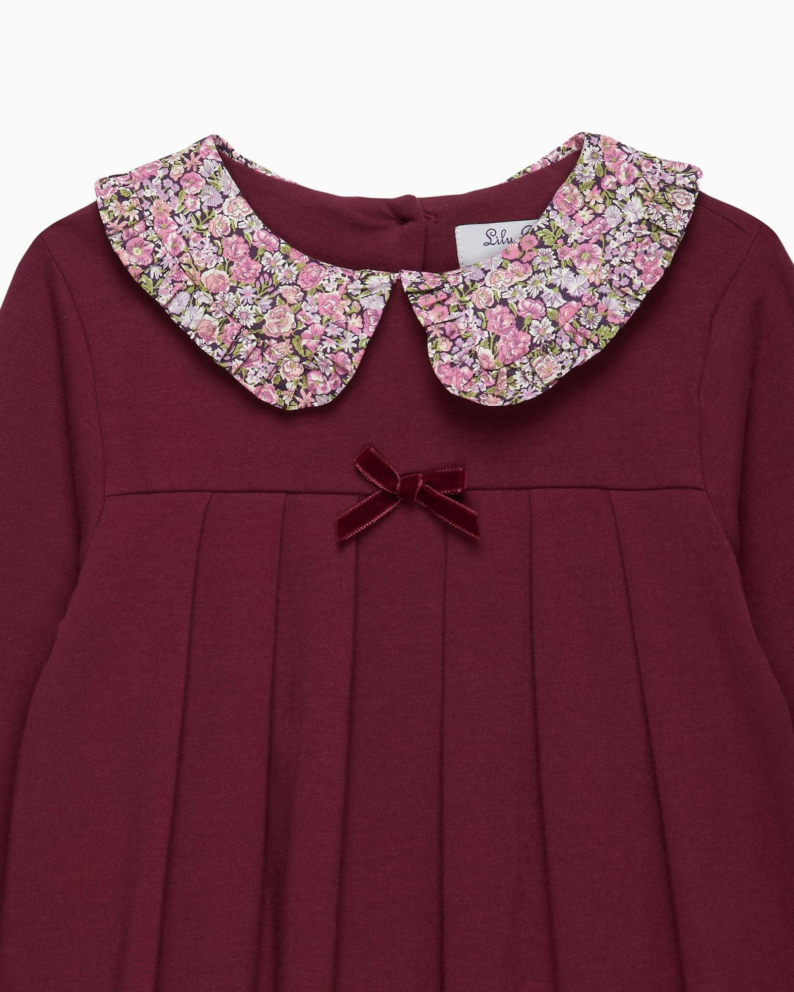 Violet Jersey Dress in Chive