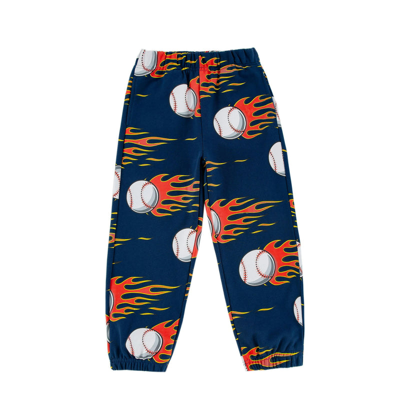 Soft Fleece Jogger, Baseball Fire