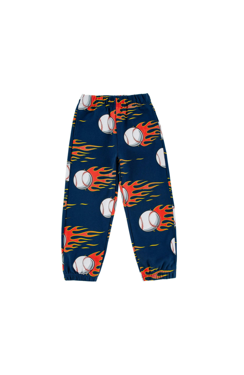 Soft Fleece Jogger, Baseball Fire