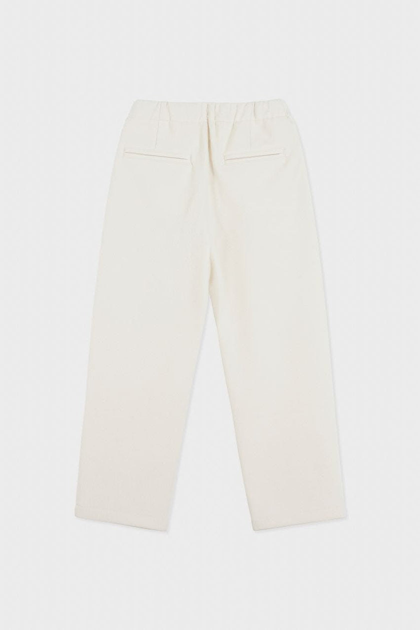Organic Cotton Recycled Polyester Pleated Pant