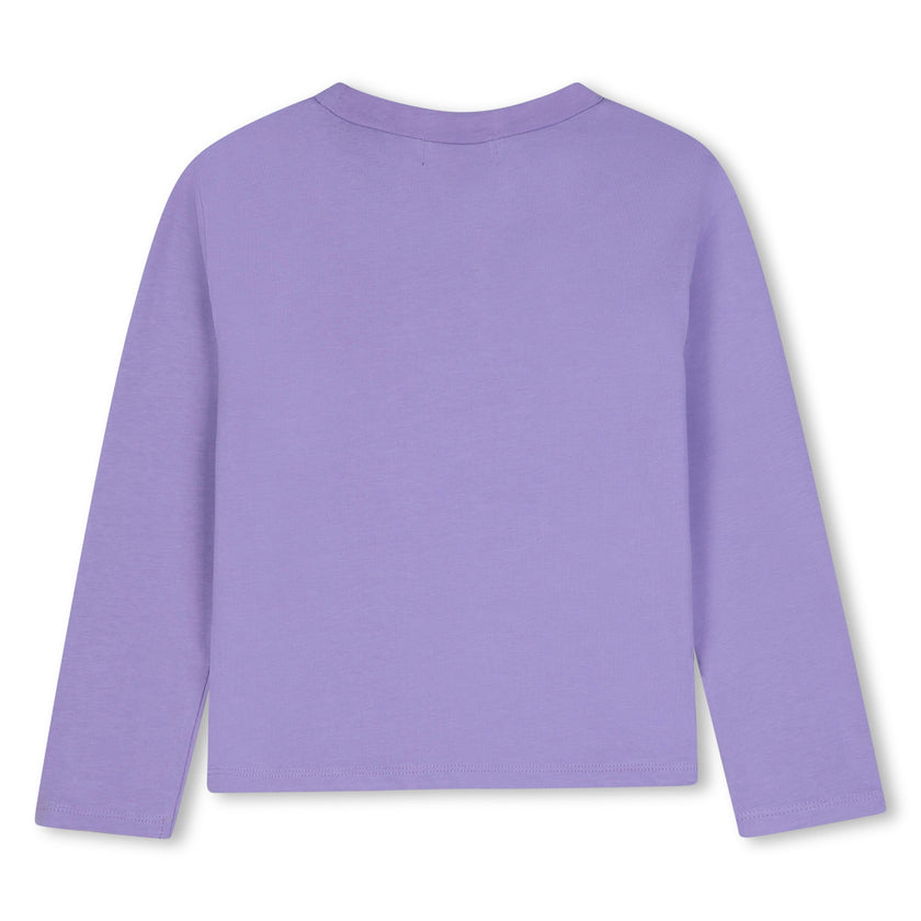 Purple Sequin Flip Tee