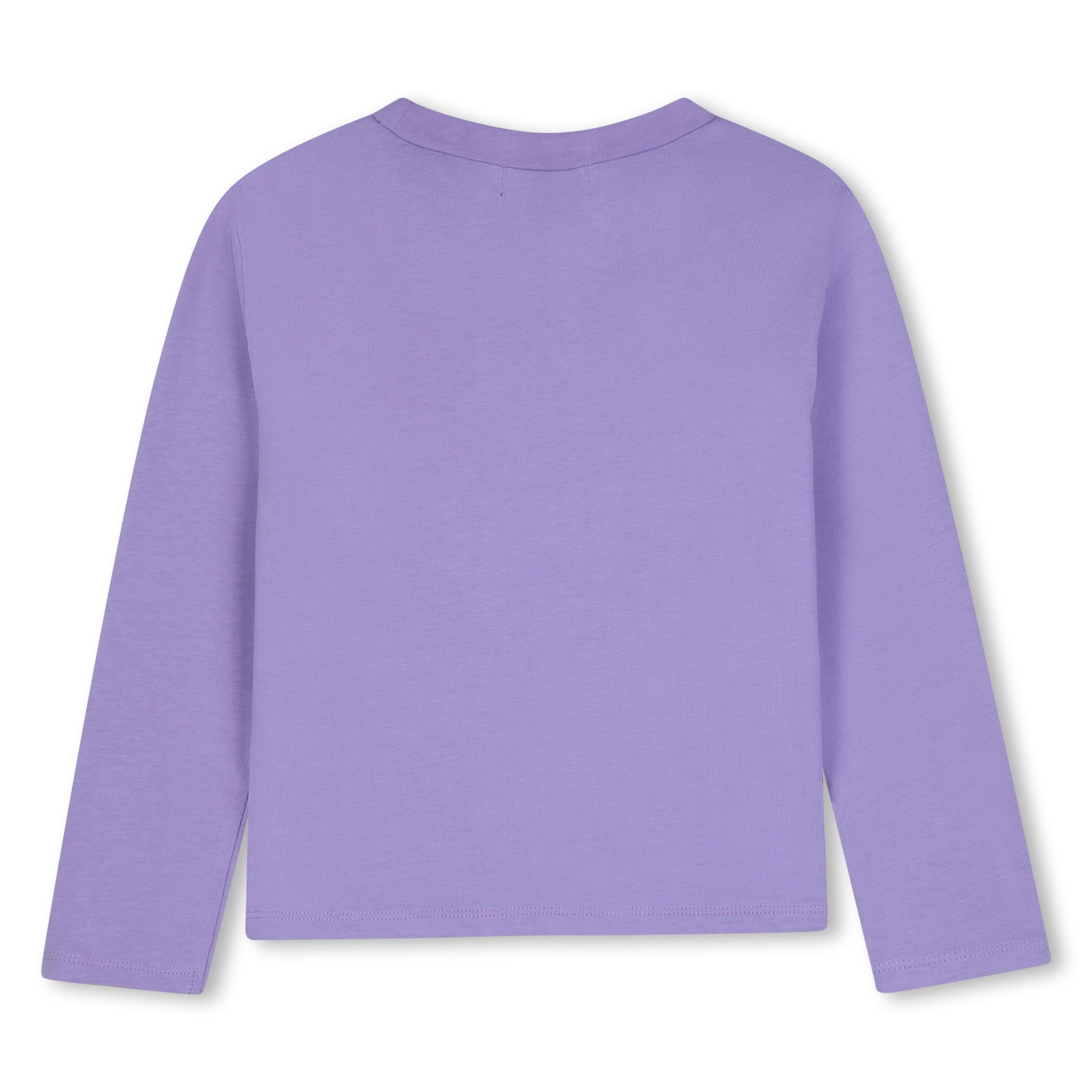 Purple Sequin Flip Tee