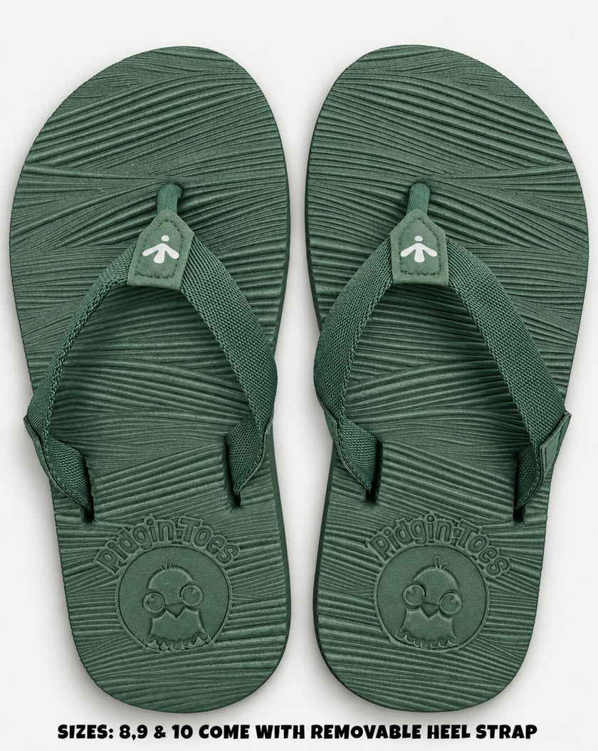 Pidgin Toes® Kids' Flip Flop, Kiwi