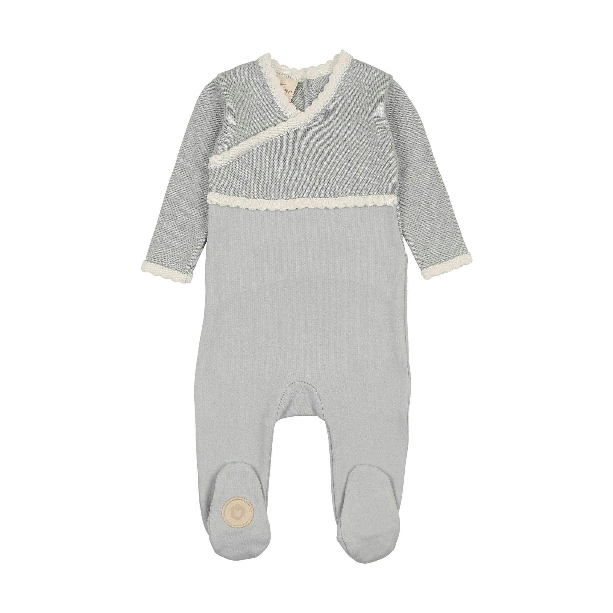 Classic Wrap Footie Blue Dawn