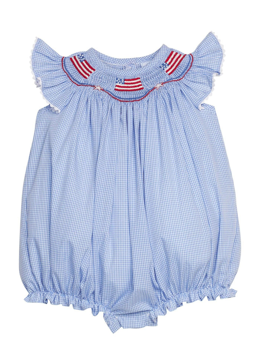 Smocked Bishop Bubble - Flags