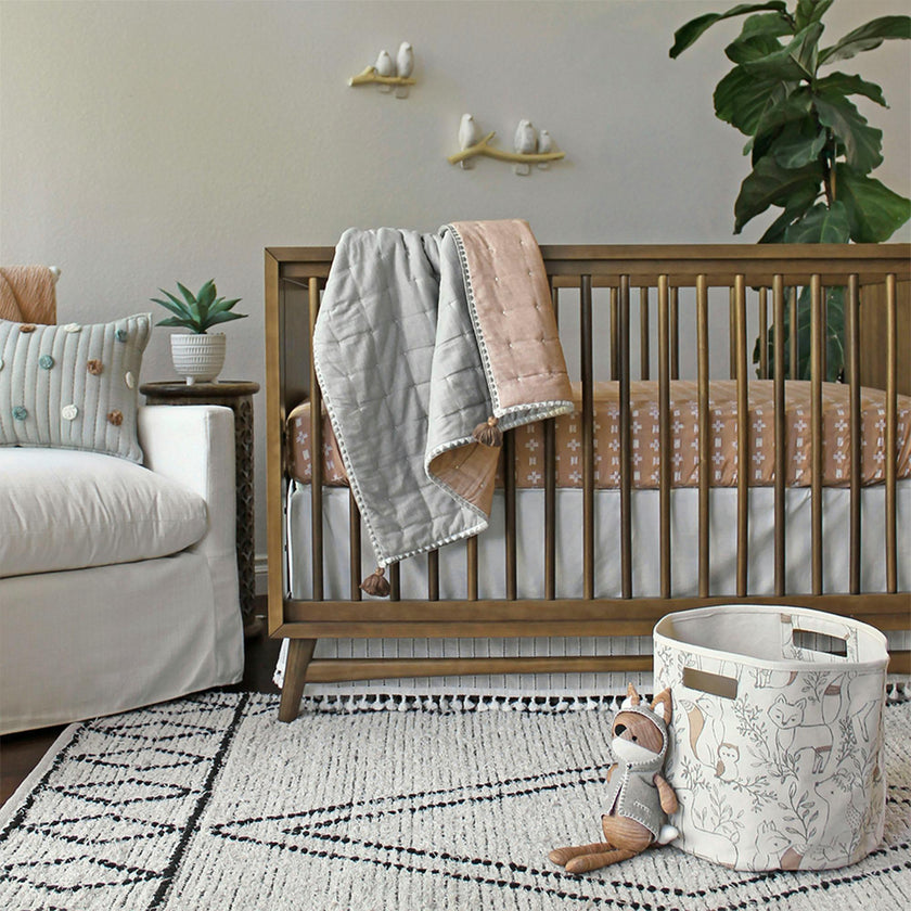 Ezra Woodland Canvas Storage Bin