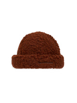 merino wool hat - clay