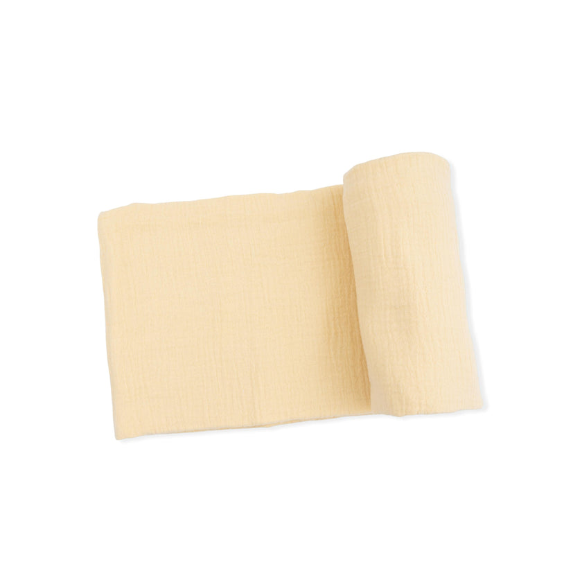 Solid Muslin Italian Straw - Swaddle Blanket