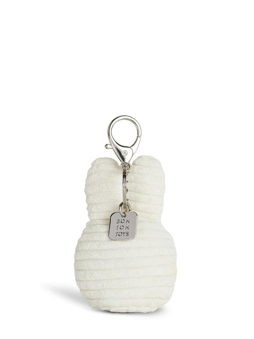 Miffy Flat Keychain ECO Corduroy Offwhite - 4"
