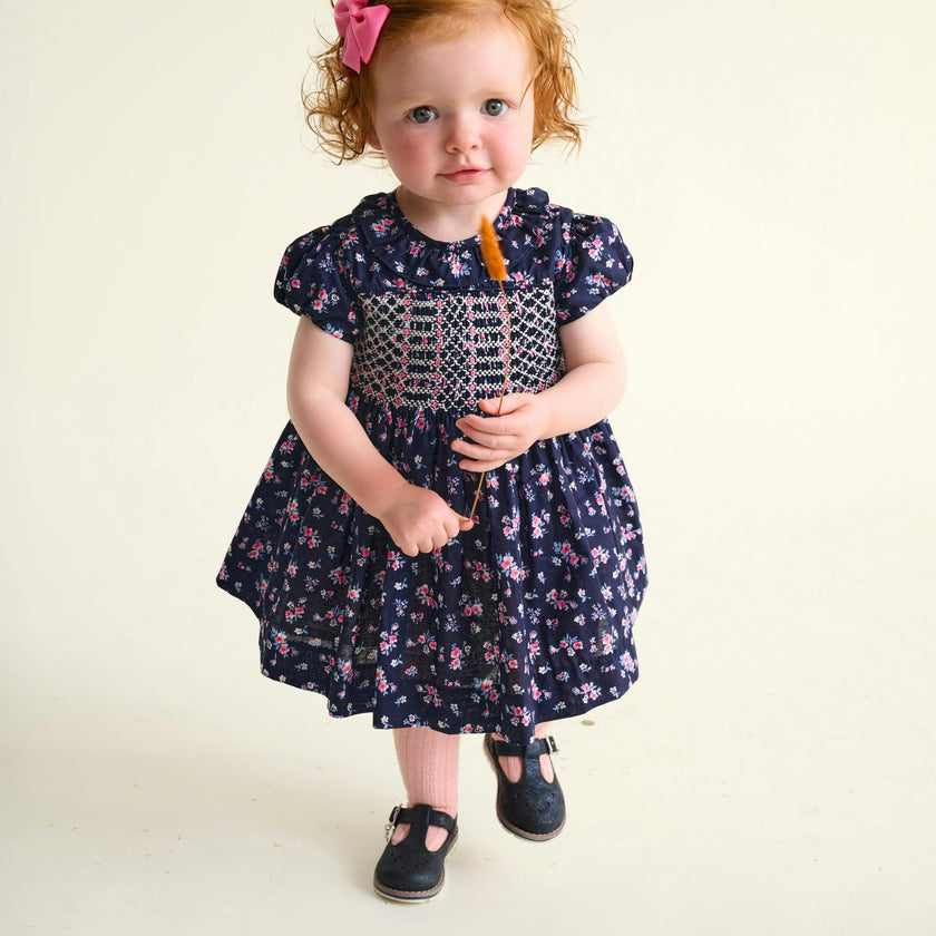 Smocked Baby Dress Indie