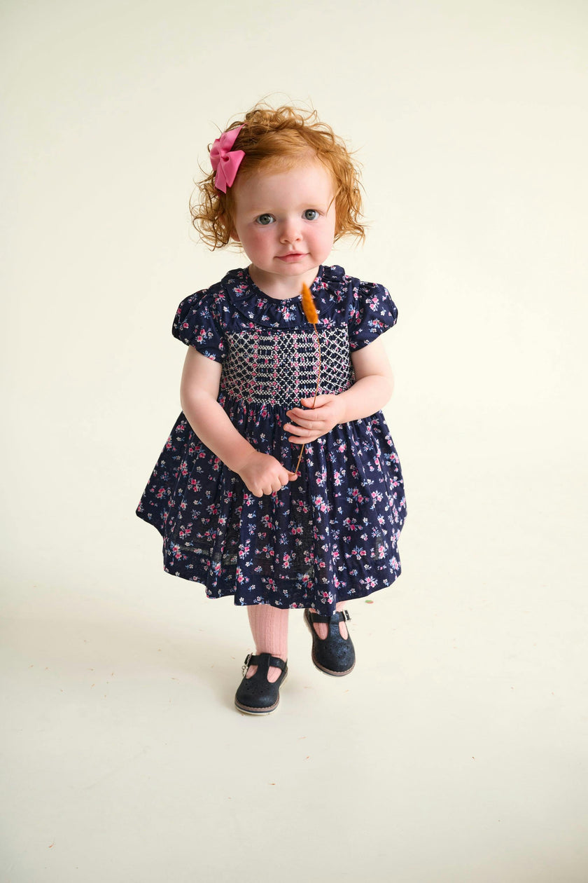 Smocked Baby Dress Indie