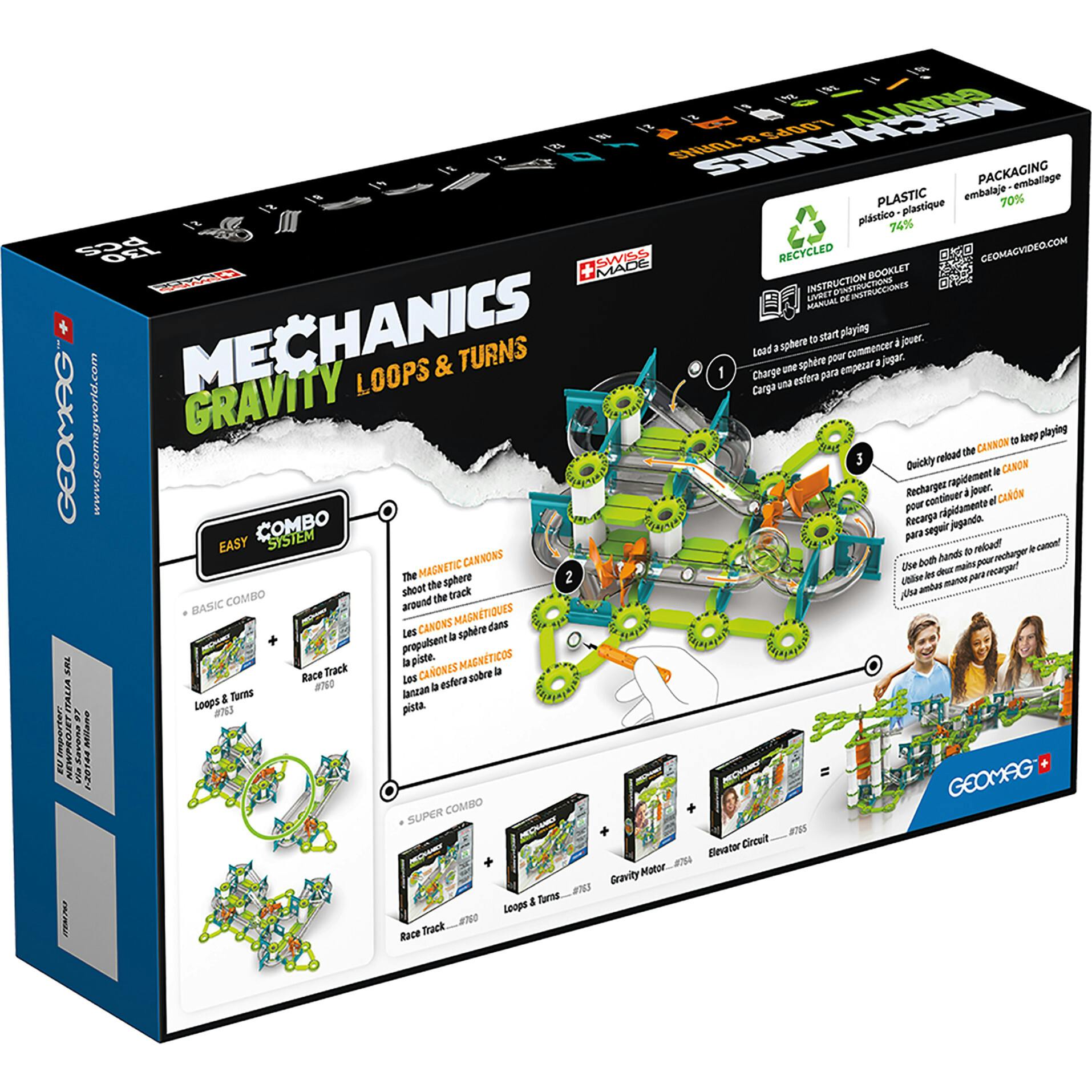 Loops & Turns Recycled, 130 Pieces - 8+ Y