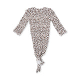 Leopard Rib - Knotted Gown and Knot Headband