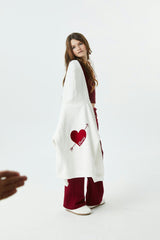 Lea White French Terry Oversized Hoodie - Ace