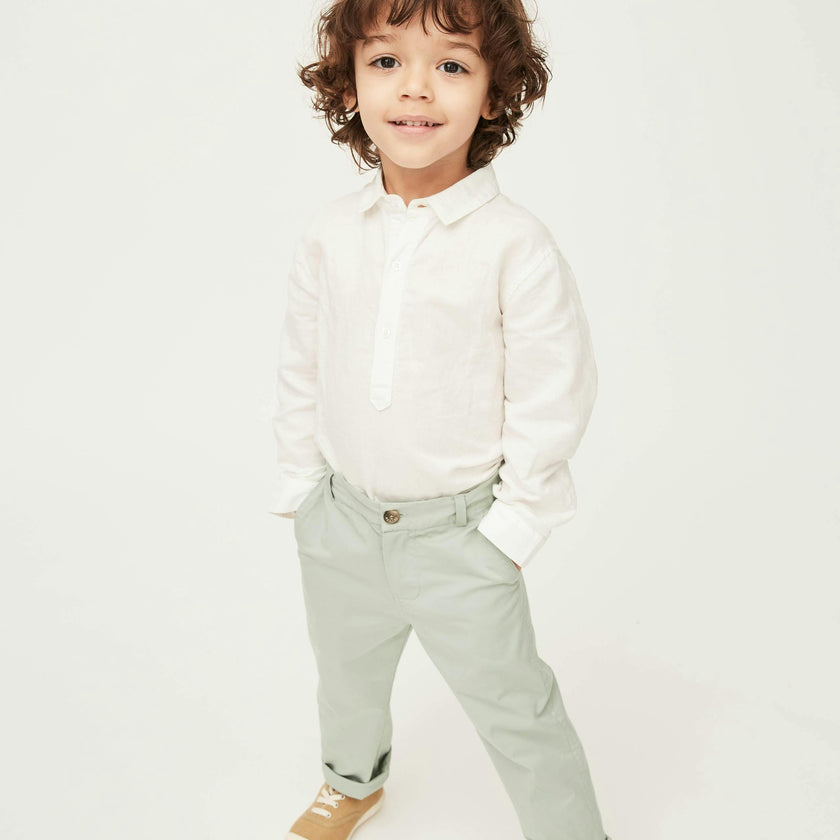 Linen Cotton Kaftan Shirt