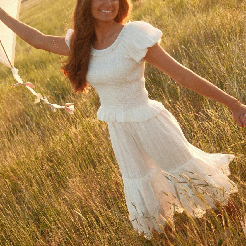 Verona Skirt in Reverie Dobby