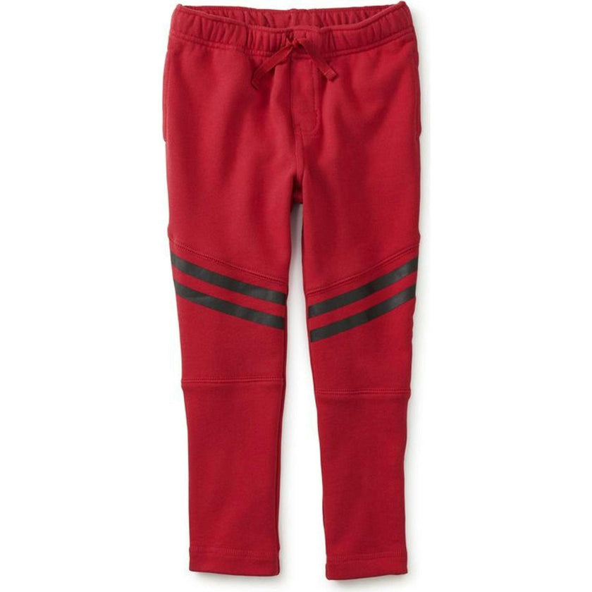 Speedy Striped Joggers, Red