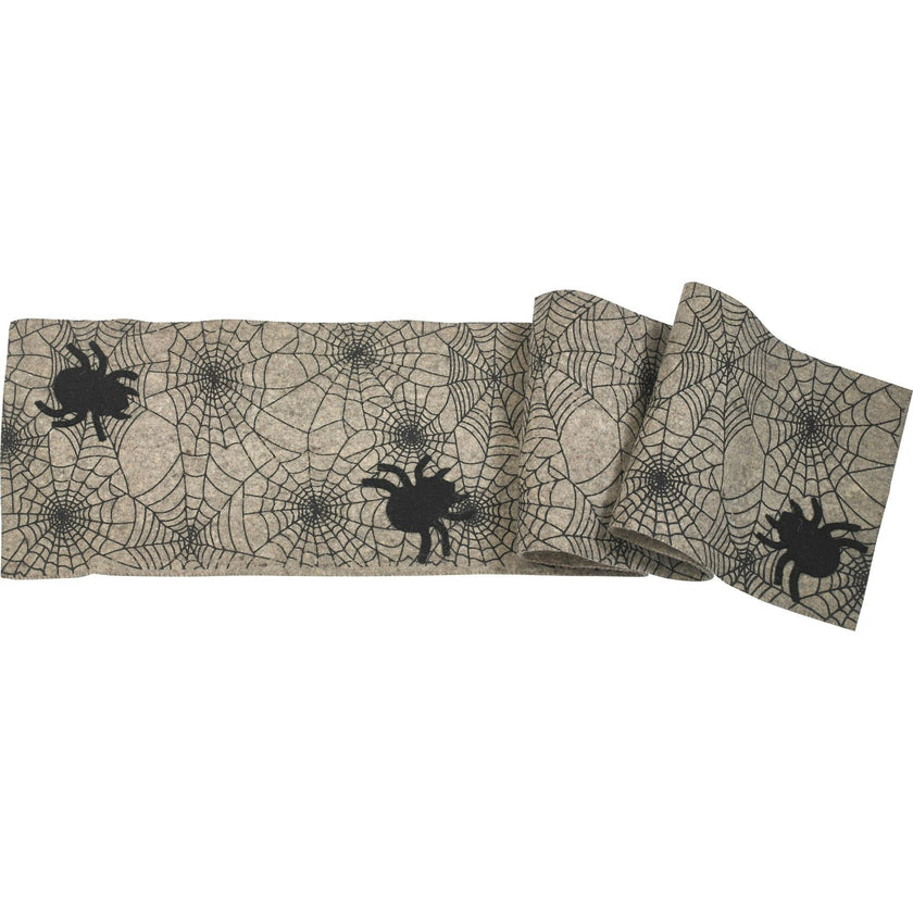 Halloween Spider Web Table Runner