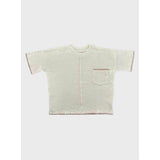 Hand-Embroidered French Terry Top