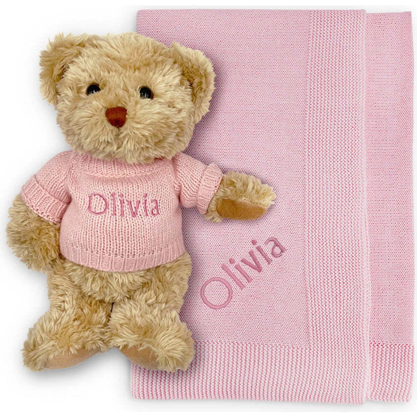 Personalized Bertie with Blanket