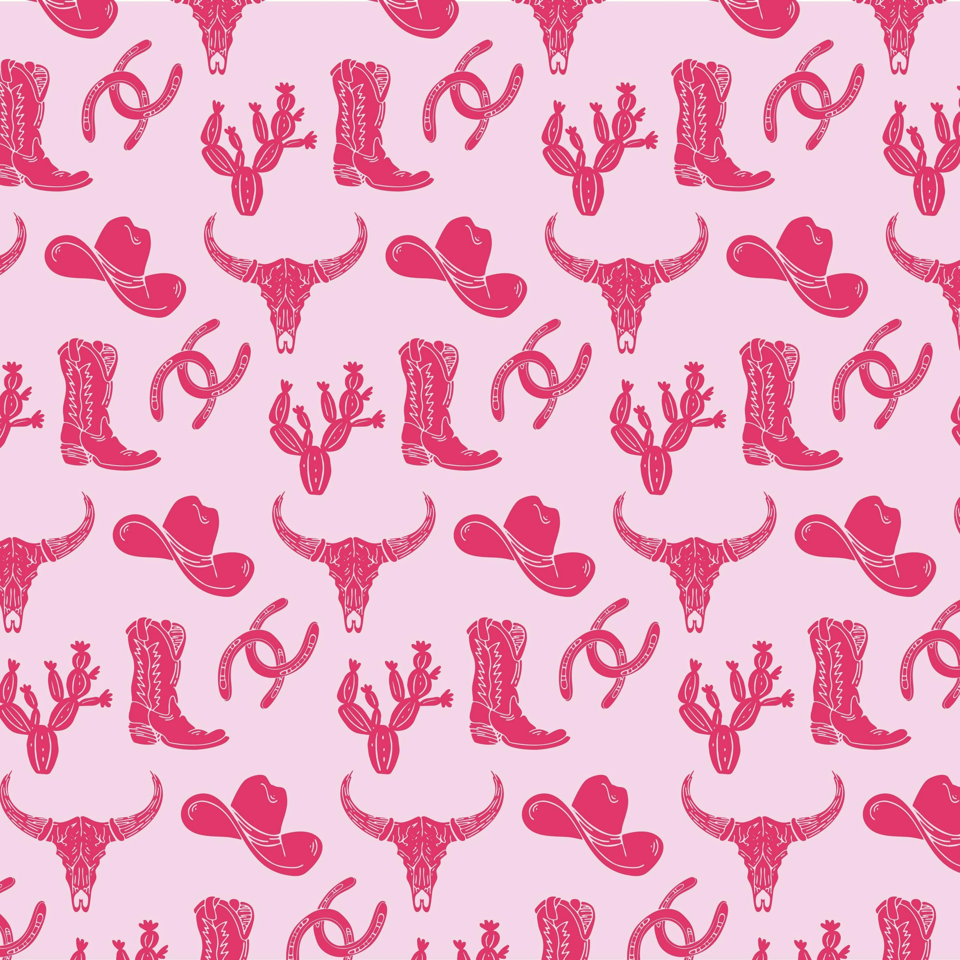 Sophie Girls' Short Set - Wild West Pink