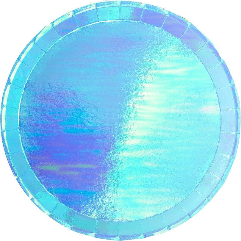 Posh Bubble Mint Round Plates - 2 Size Options