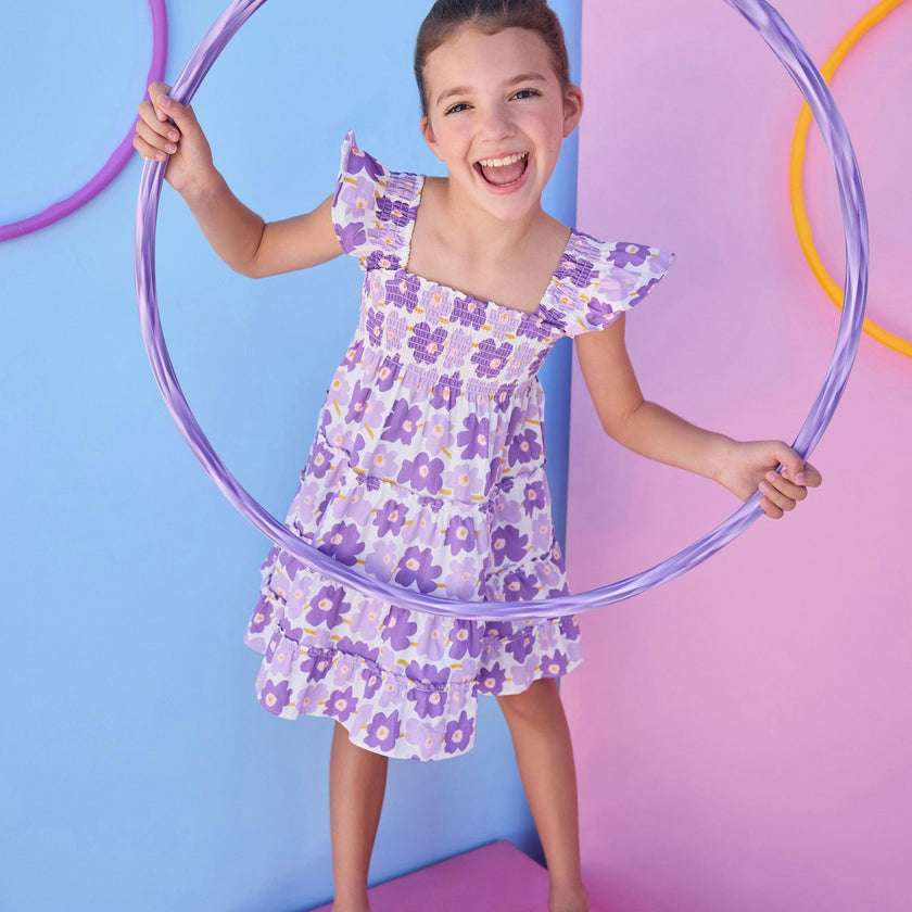 Twirl Dress - Piccadilly Purple