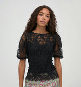 The Dalia Nap Top -  Black