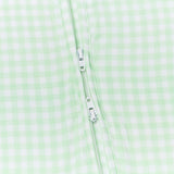 Pistachio Gingham Bamboo Sleeper