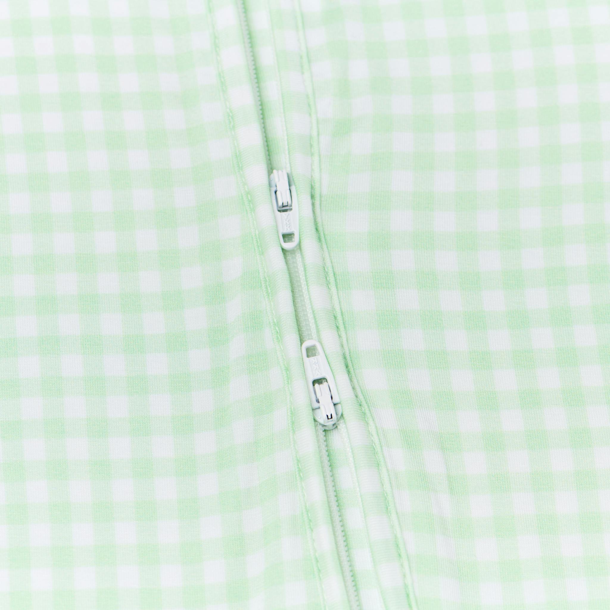 Pistachio Gingham Bamboo Sleeper