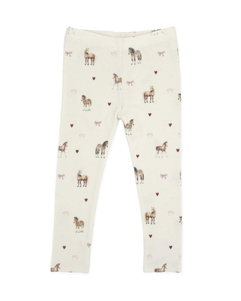Ava Horse Hacci Set - Ivory