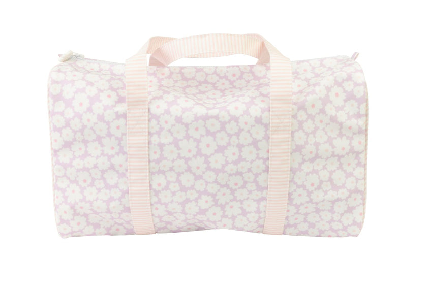 The Duffle Bag in Lavender Daisies
