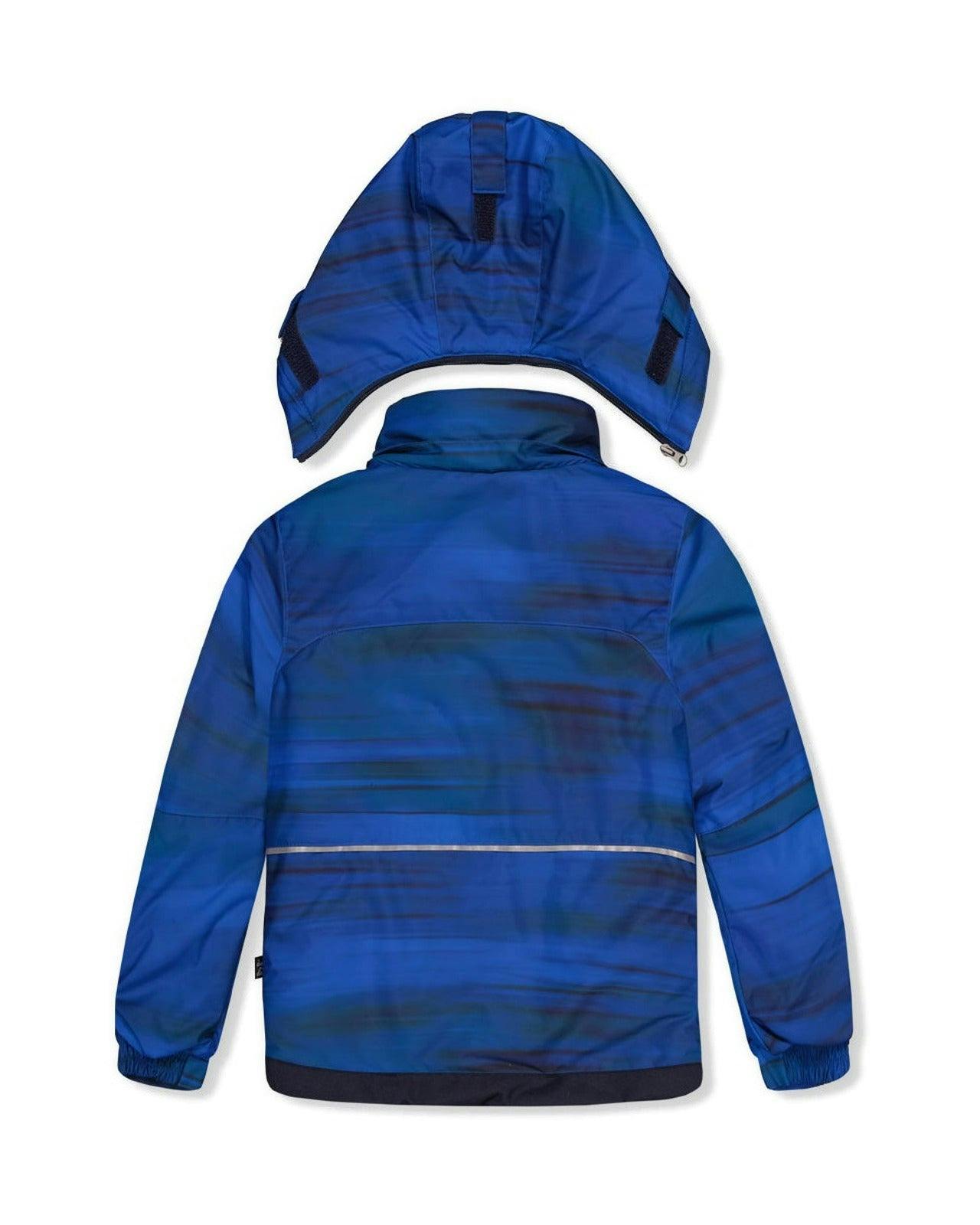 Two Piece Play Snowsuit Navy Blue and Orange with Orange Pants