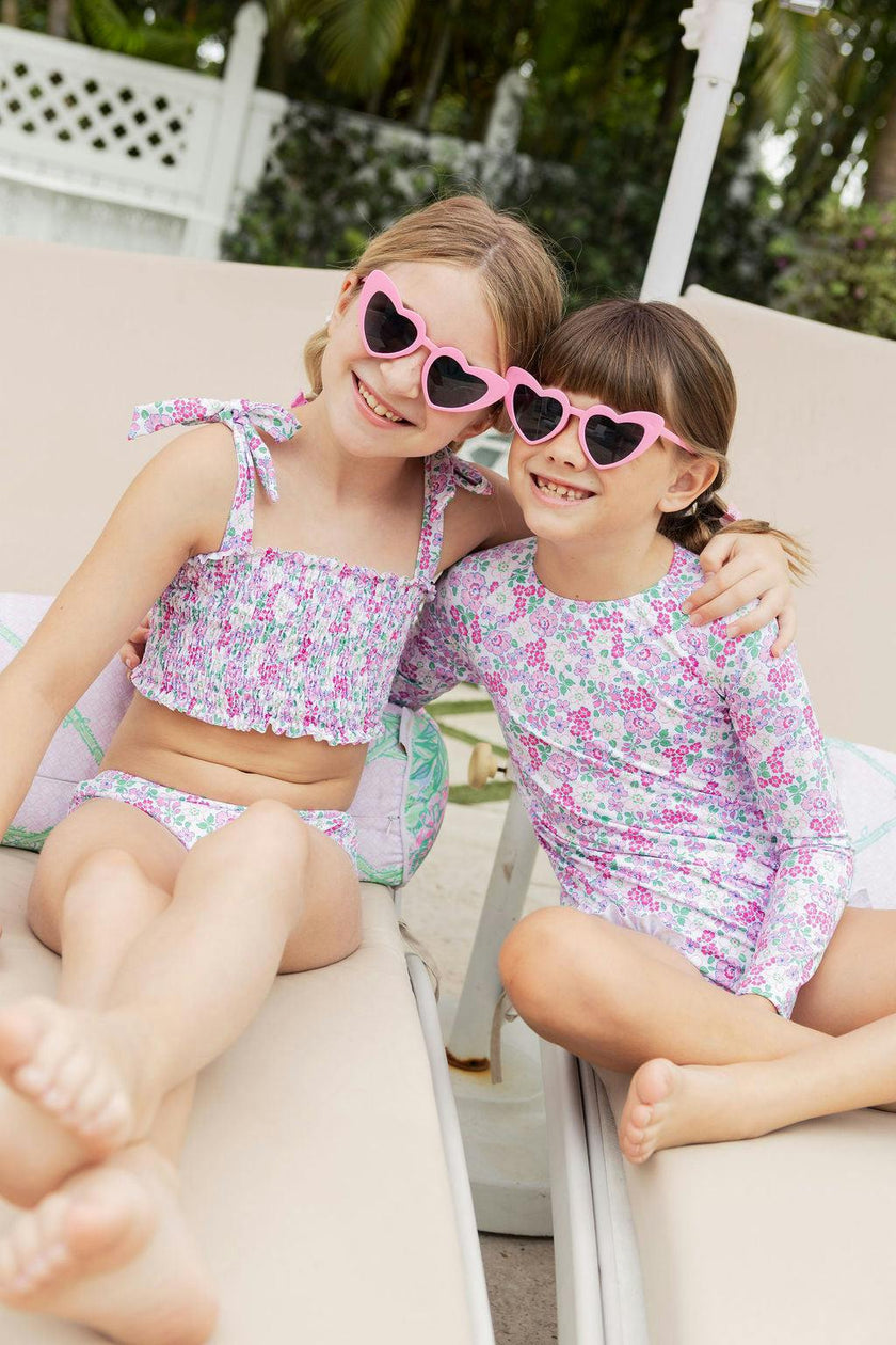 Rashguard Swimsuit - Pink Bloomsbury Blossoms