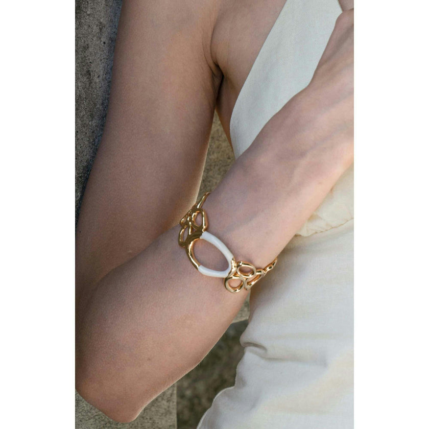 Time Ripples Round Bangle