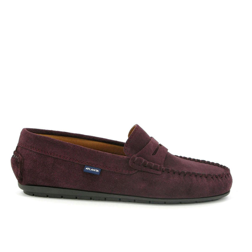 032 Walkers - burgundy suede