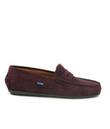 032 Walkers - burgundy suede